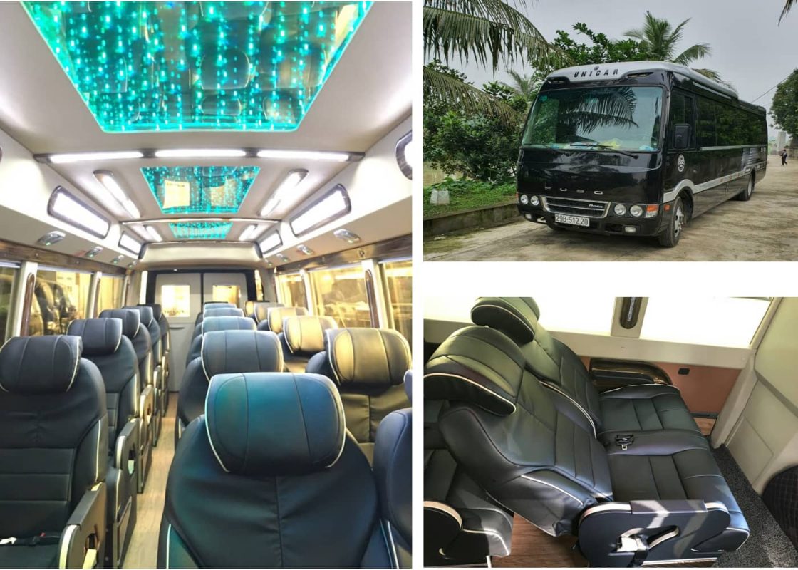 Thuê xe Limousine 19 chỗ đi Cát Bà