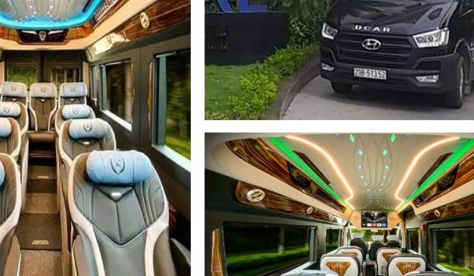 Dcar Solati Limousine 12 chỗ đi Trà Cổ