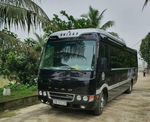 Thuê xe Fuso limousine 19 chỗ, Thuê xe Fuso Limousine 16 chỗ đi Golf Hoàng Gia