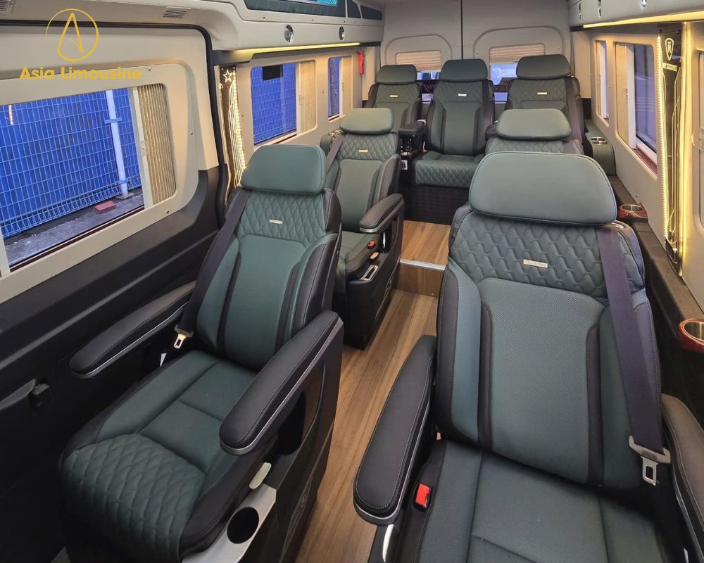 Ghế ngồi xe limousine 12 chỗ
