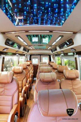  Thuê xe fuso Limousine giá rẻ 16 chỗ