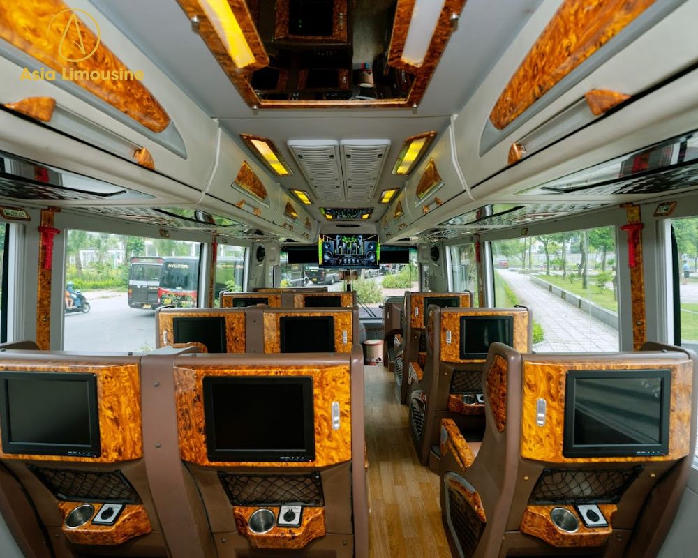 Nội thất xe limousine 19 chỗ