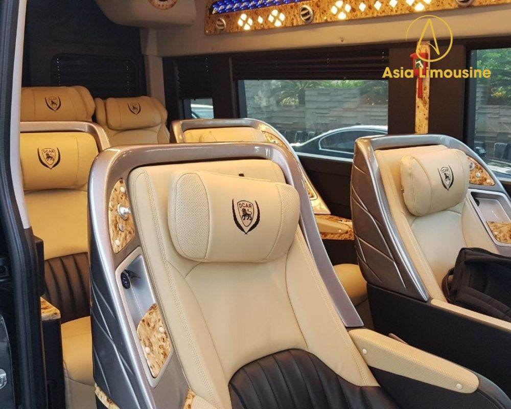 Xe limousine Dcar 9 chỗ của Nhà xe Asia Limousine
