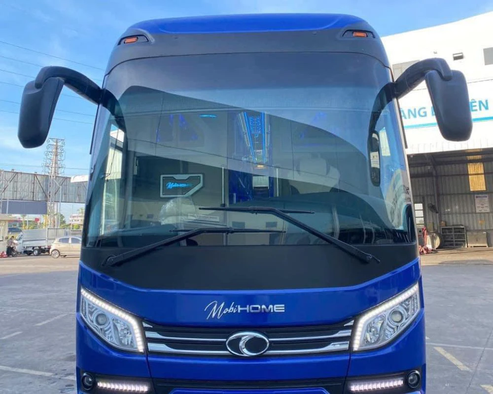 Xe giường nằm màu xanh dương