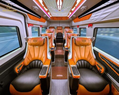 Ghế ngồi xe limousine sang trọng, cao cấp
