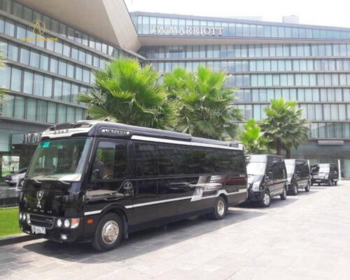 Xe Fuso limousine 16 chỗ đi Cúc Phương
