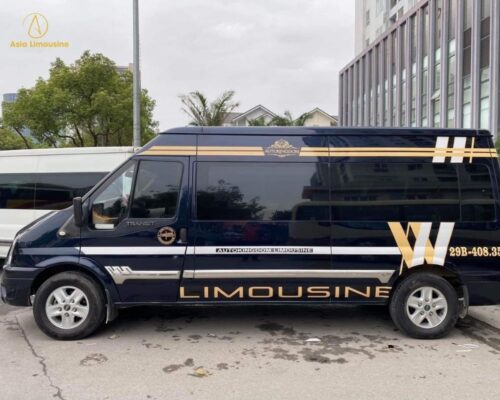 Xe limousine 9 chỗ đi chùa Ba Vàng