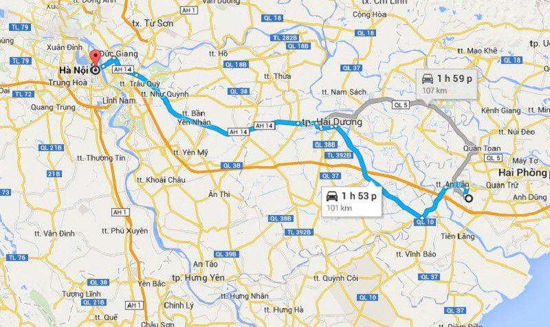 xe Limousine Hà Nội Hải Phòng