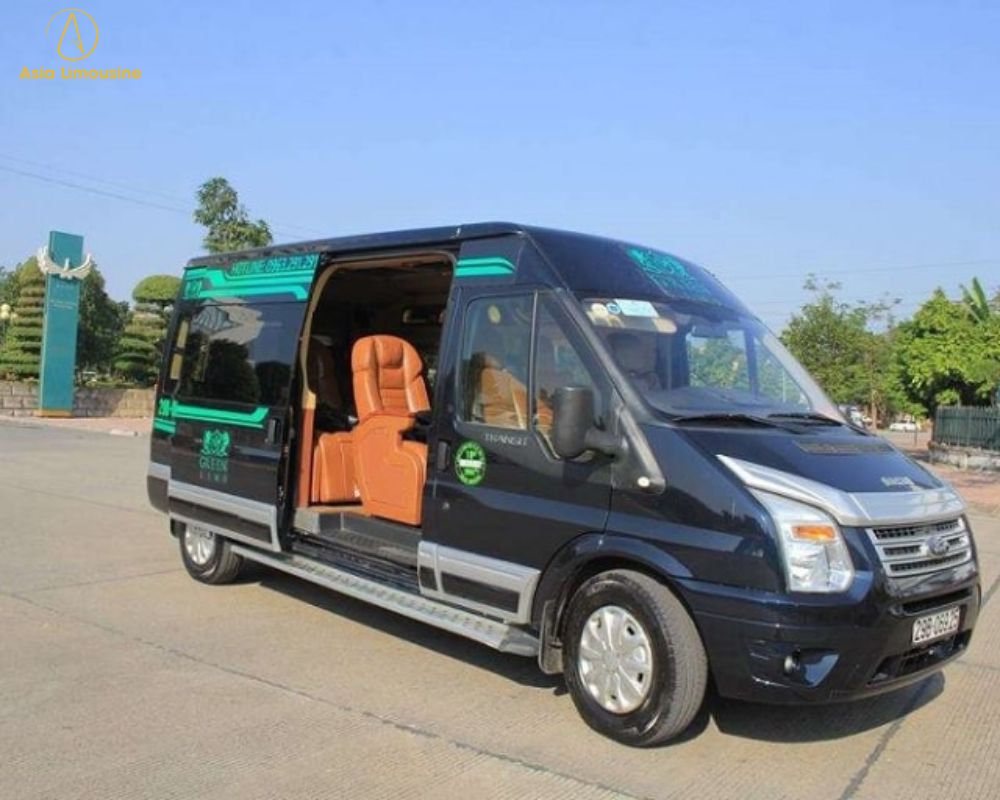 Ngoại thất xe limousine sang trọng, hiện đại