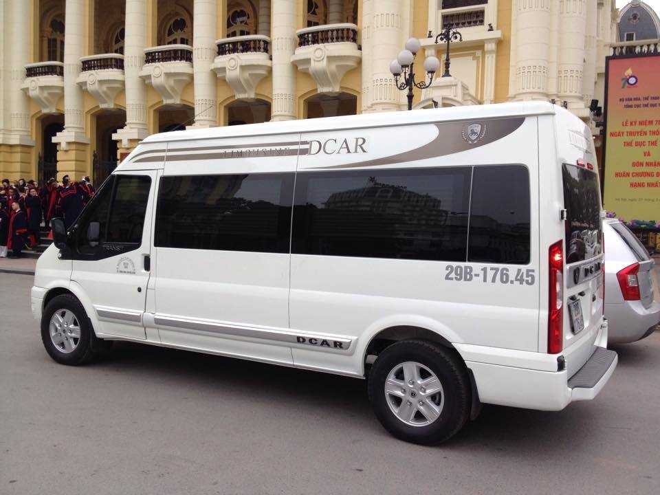 Bảng giá cho thuê xe 9 chỗ Limousine D-CAR tại Asia Limousine